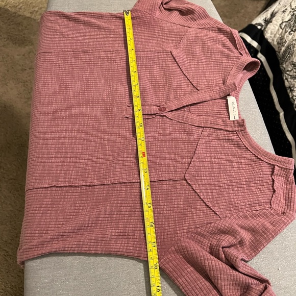 Split neck henley top - Picture 7 of 12